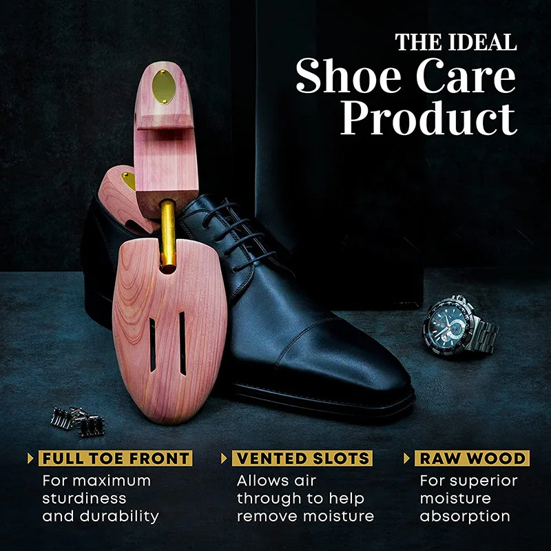 단단한 나무 신발 지지대 세쿼이아 신발 확장기 몰드,  - Shoe Tree Cedar 리뷰 및 가격